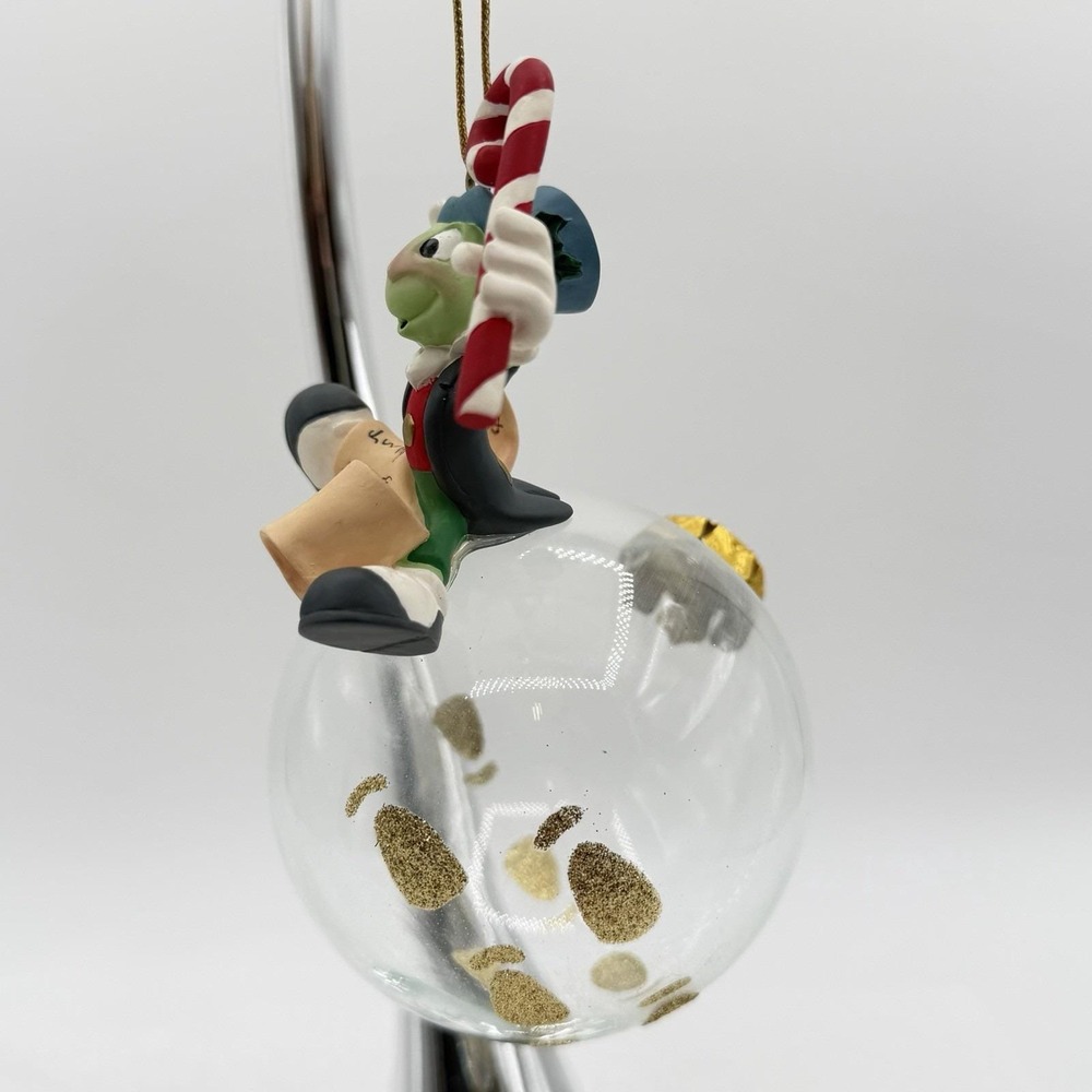 Disney Pinocchio Jiminy Cricket Naughty & Nice Christmas Ornament Buena Vista Fl - Picture 3 of 12
